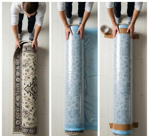 The Mover's Method: A Tutorial on How to Properly Wrap and Transport a Large Area Rug