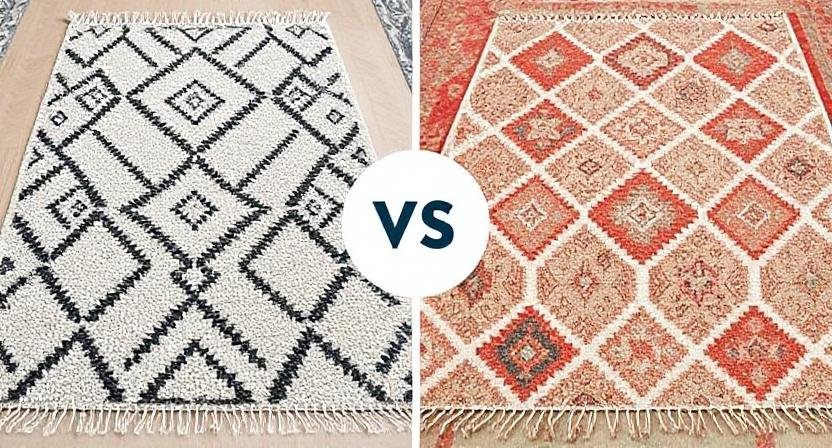 The Difference Between Boucherouite and Beni Ourain Rugs