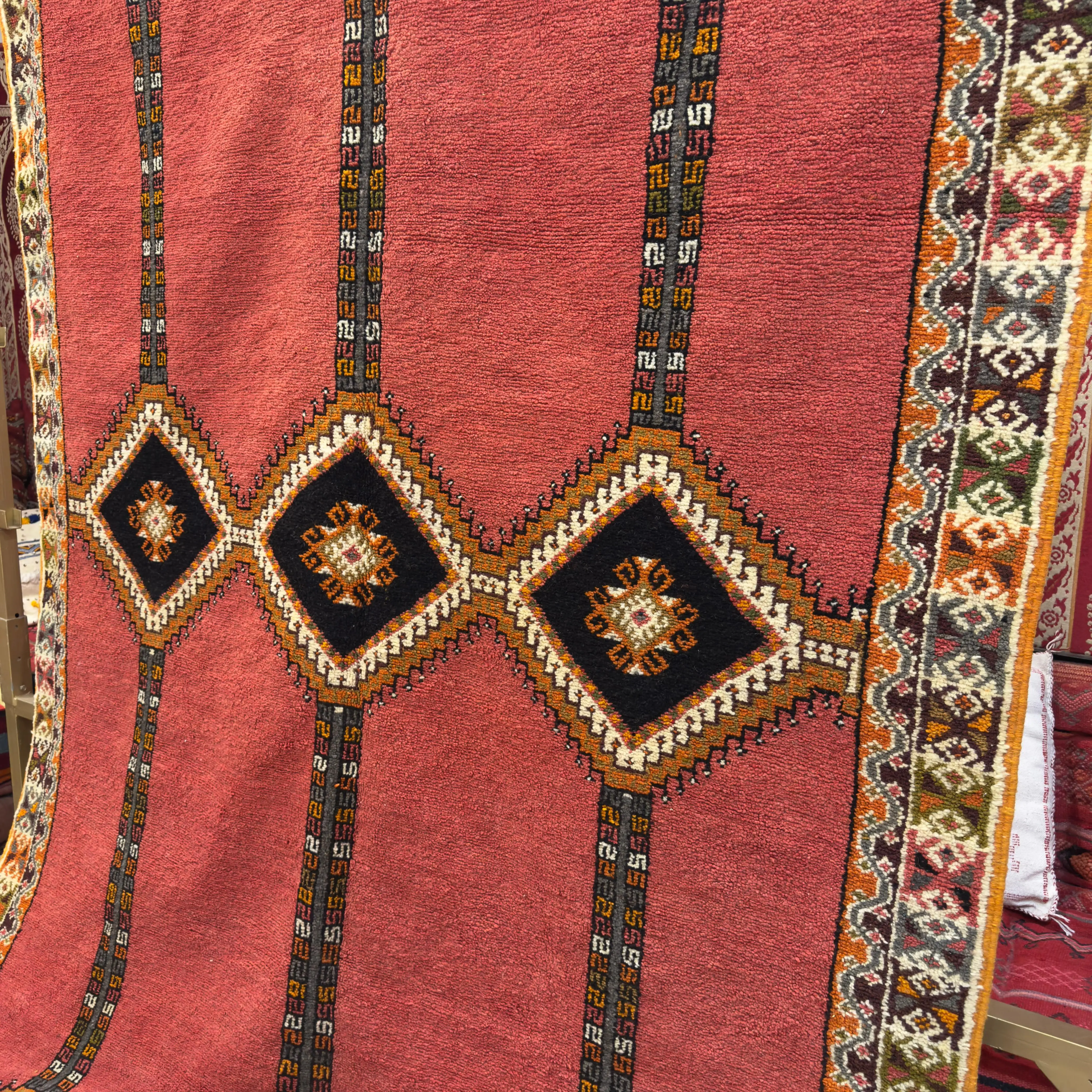 Authentic Moroccan Vintage Rug – Old Berber – 9.84ft x 6.56ft