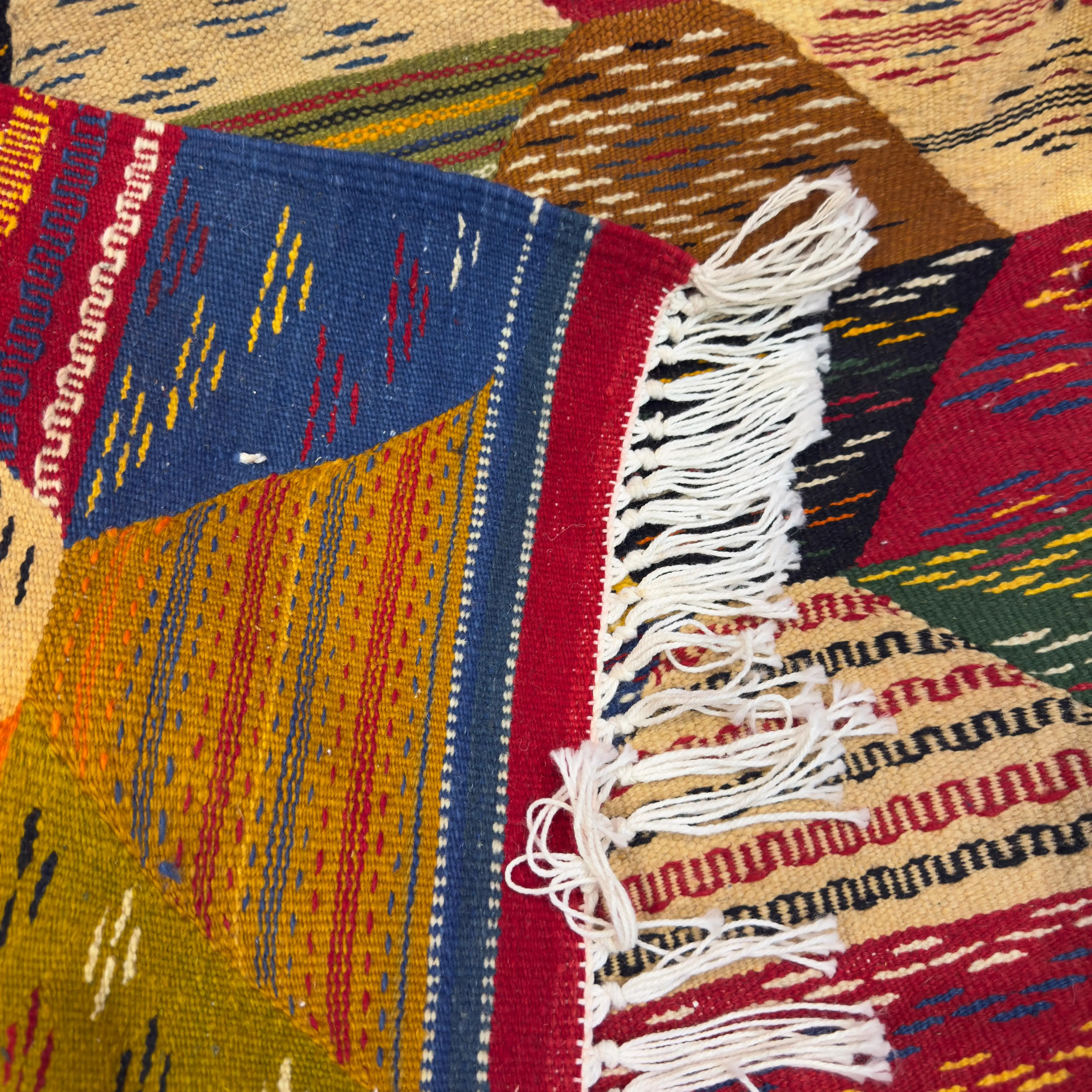 Zahara Bloom – Soft & Colorful Moroccan Berber Kilim | Unique Handwoven Rug - 250/150CM