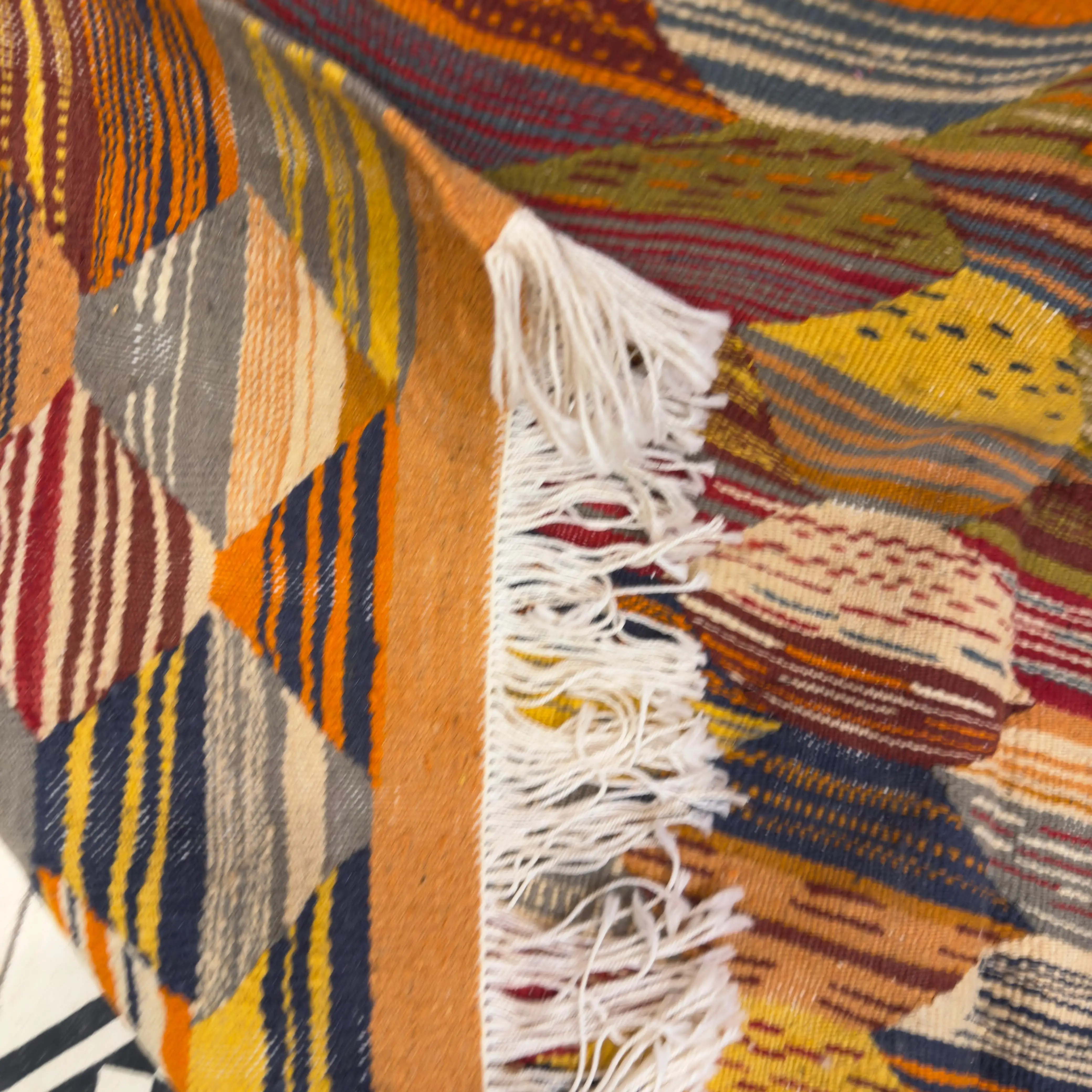 Picasso Radiance – Colourful Moroccan Berber Rug | Handwoven Embroidered Masterpiece - 250/146 CM / 98.4 x 57.5 inches