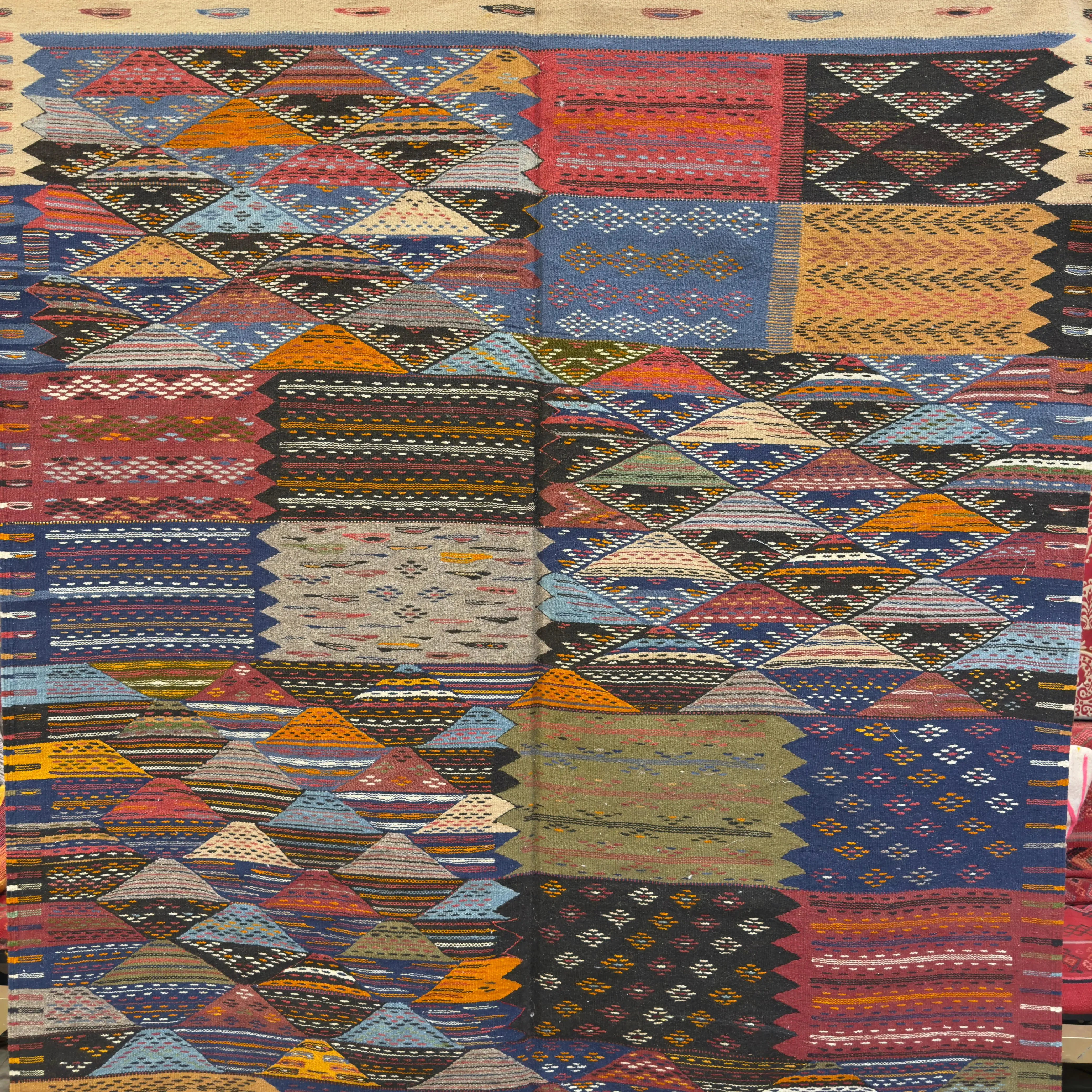 Zayane Charm – Gorgeous Moroccan Kilim Rug | Vintage Style for Living Room & Bedroom - 270/157 CM / 106.3 x 61.8 inches