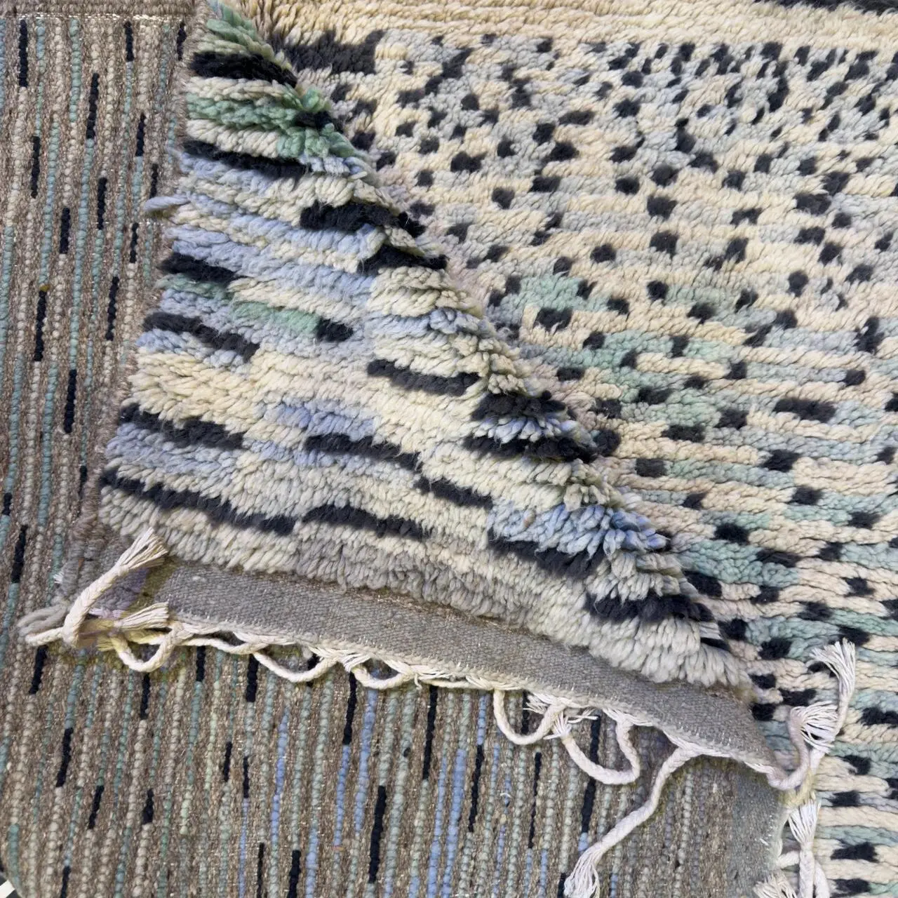 Hand-Knotted Moroccan Rug – Authentic Beni Ourain Berber Carpet from Morocco - 260/160CM/102.36 / 62.99 INCHES