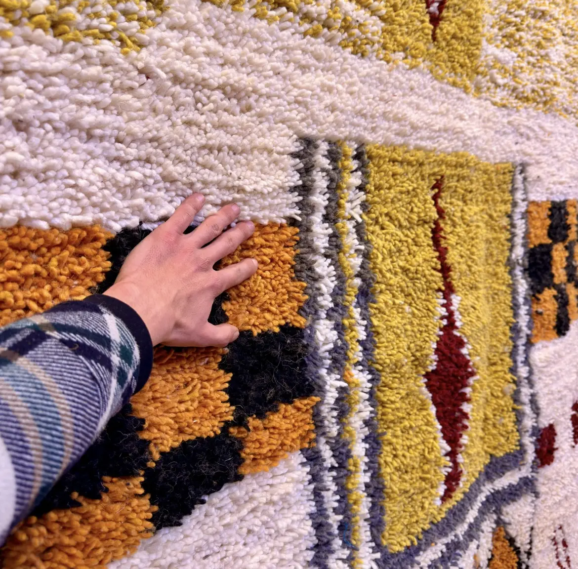 Handmade Beni Ourain Moroccan Wool Rug – Custom Artisan Rug - 320/220CM