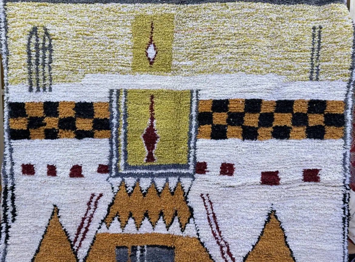 Handmade Beni Ourain Moroccan Wool Rug – Custom Artisan Rug - 320/220CM