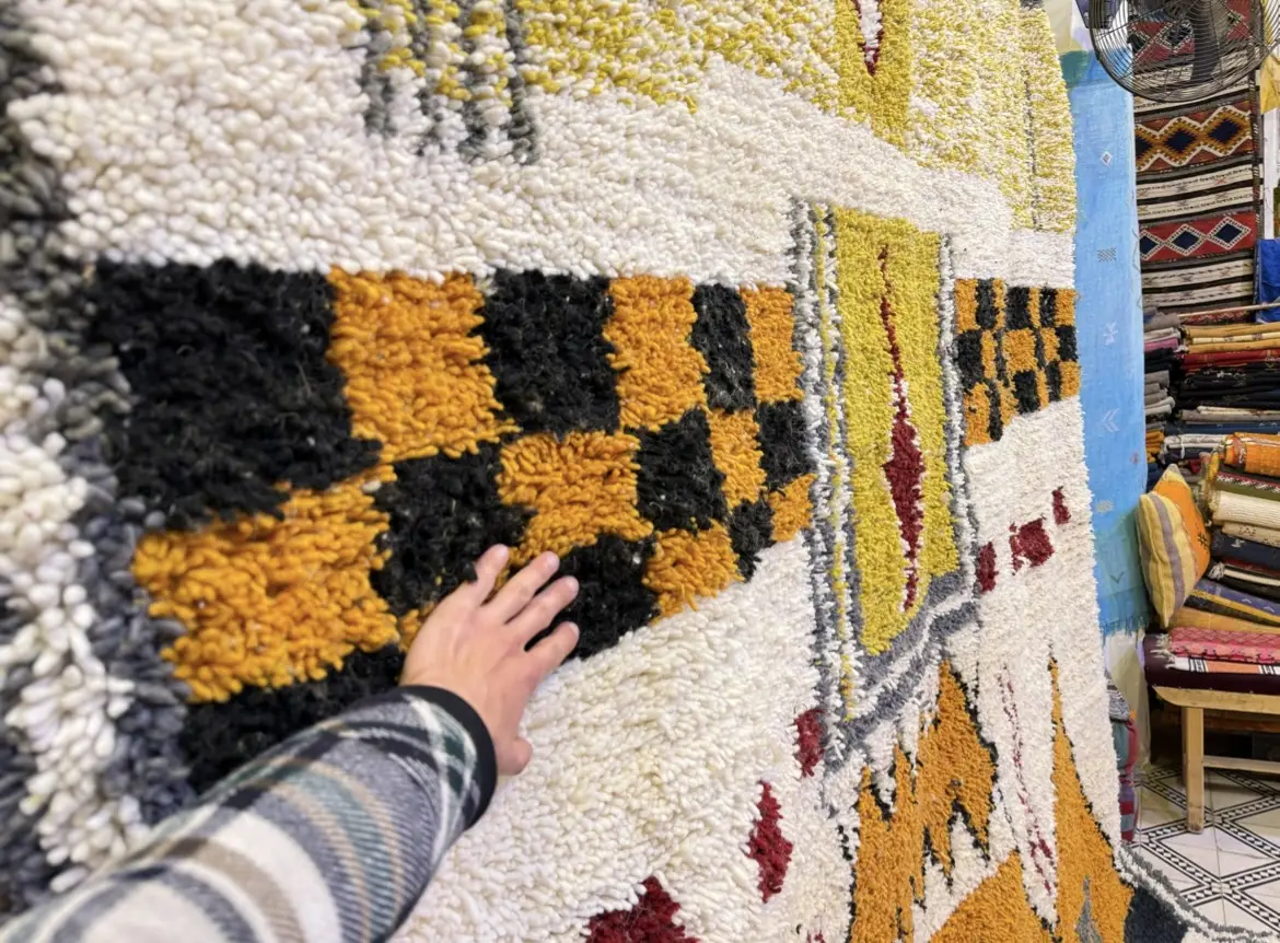 Handmade Beni Ourain Moroccan Wool Rug – Custom Artisan Rug - 320/220CM