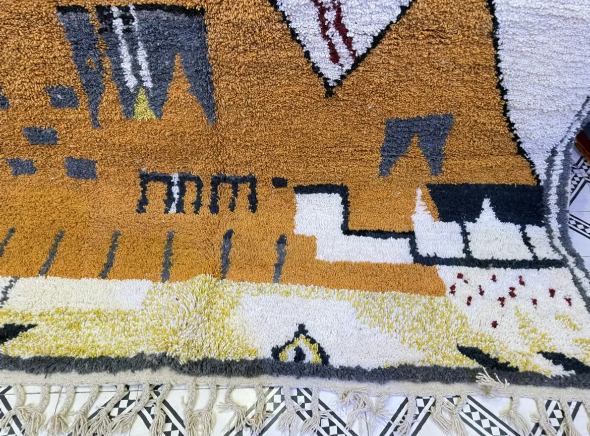 Handmade Beni Ourain Moroccan Wool Rug – Custom Artisan Rug - 320/220CM