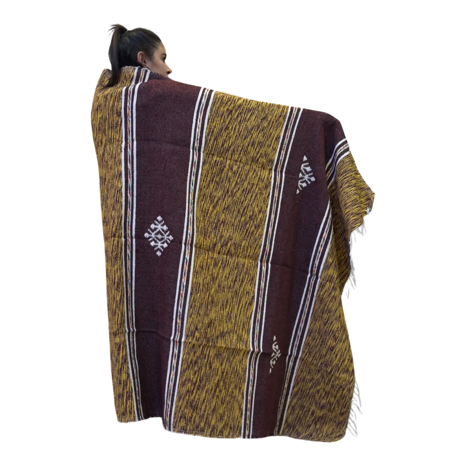 Couverture en coton et mouton fait main - 90*120CM /35*47INCH