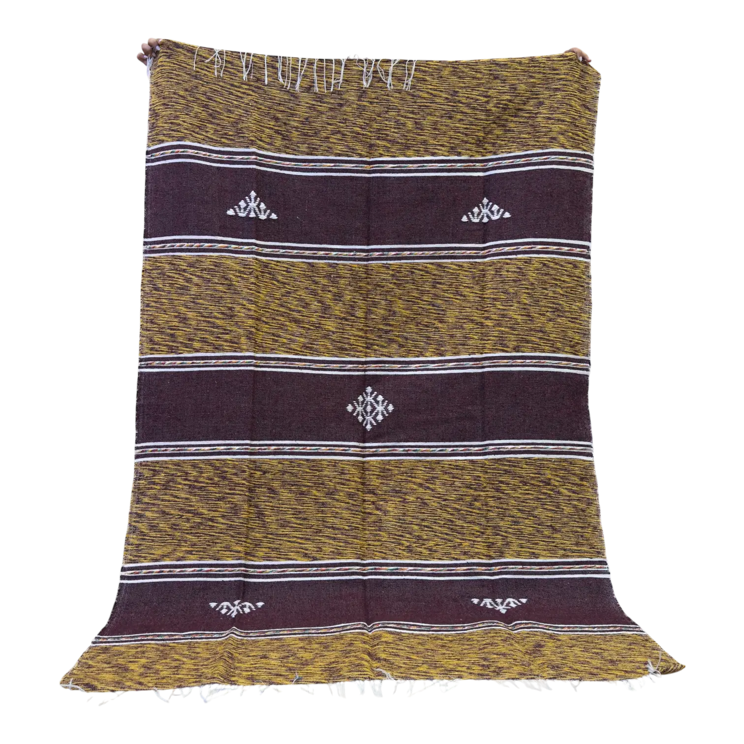 Couverture en coton et mouton fait main - 100*150CM / 39*59INCHE