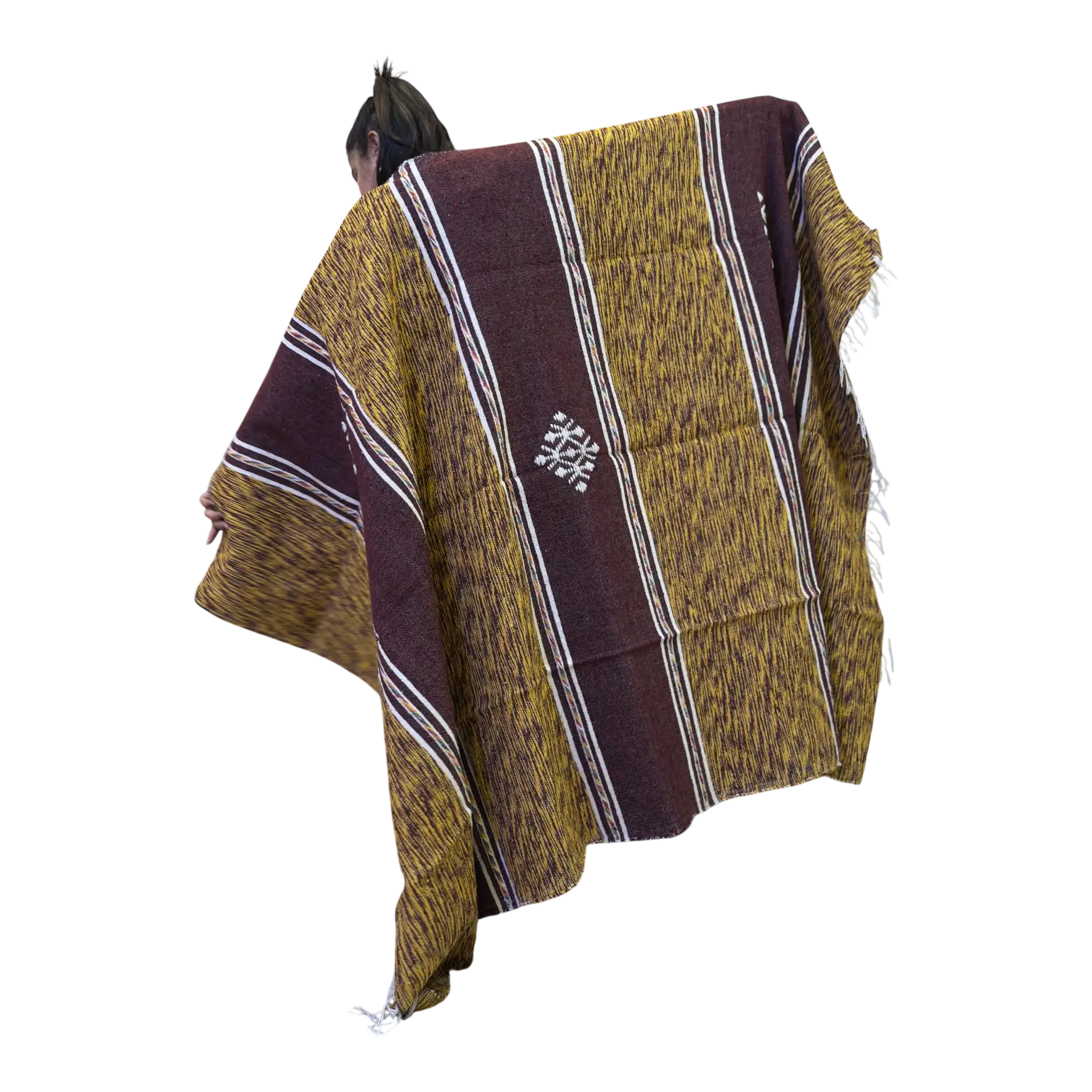 Couverture en coton et mouton fait main - 140*200CM/55*79 INCHE